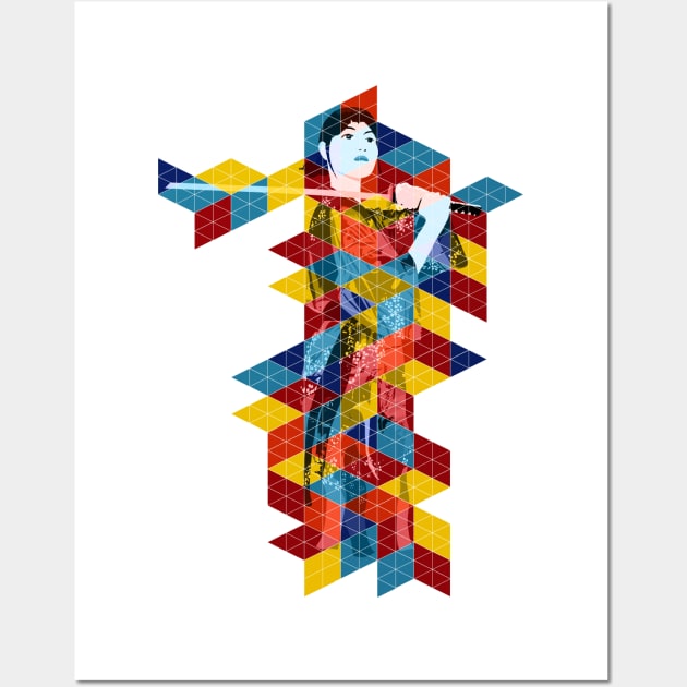 Geo Girl Wall Art by n23tees